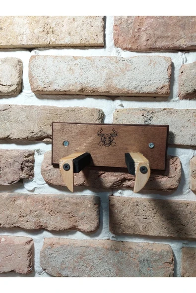 Dekoratif Ahsap Tasarım Sehpa Akustik - Klasik - Elektro - Electric - Bass Gitar Duvar Standı - 7