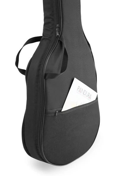 Profesyonel Su Geçirmez, 20 Mm Pedli Soft Case Akustik Gitar Kılıfı - Ahşap Pena Kolye Hediye - 3