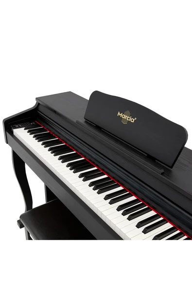 Mk-880 Bk Dijital Konsol Piyano, Bluetooth, Tuş Hassasiyeti, 88 Tuşlu, Kapaklı - 4