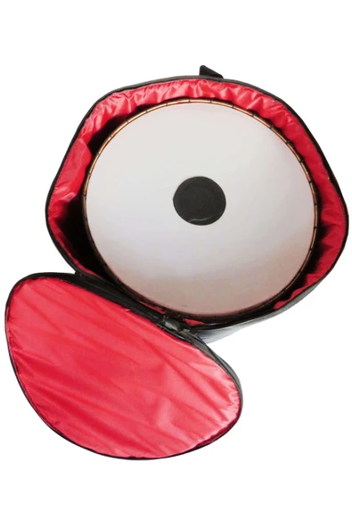 Davul Kılıfı Taşıma Çantası 55 Cap 40 Derinlik Pedli Gigbag  - Siyah - Su Geçirmez - Resim 6