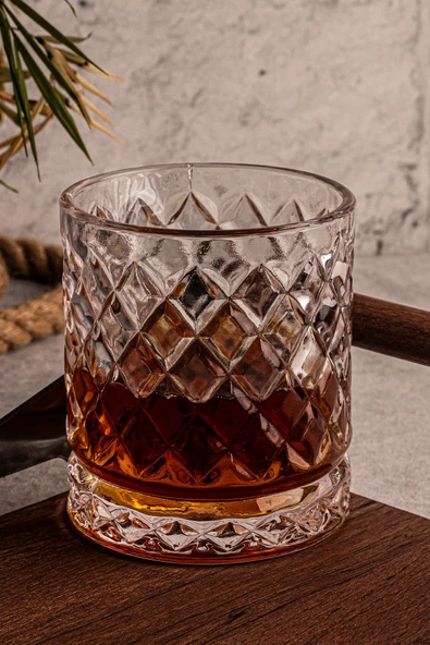 Snippy Madrid - 6'lı Cam Bardak 250 ml El Yapımı Meşrubat Bardağı - 7