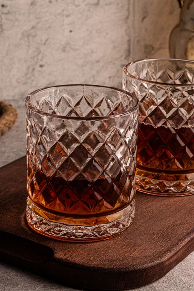 Snippy Madrid - 2'li Cam Bardak 250 ml El Yapımı Meşrubat Bardağı - 4