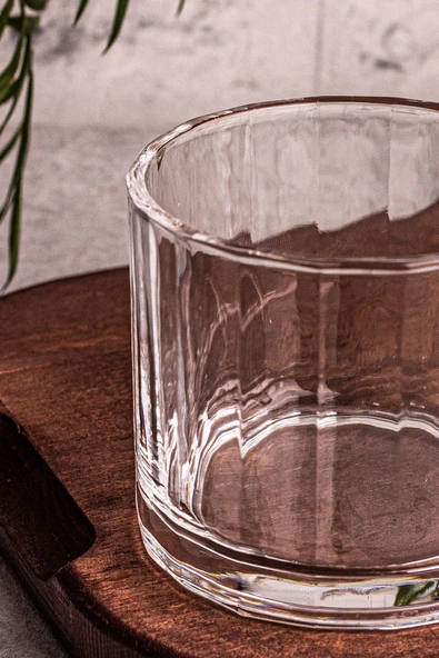 Snippy Cuppy - 6 Adet Cam Bardak Boncuk Kulplu Kupa Çay Kahve Meşrubat Bardağı 300 ml - 5