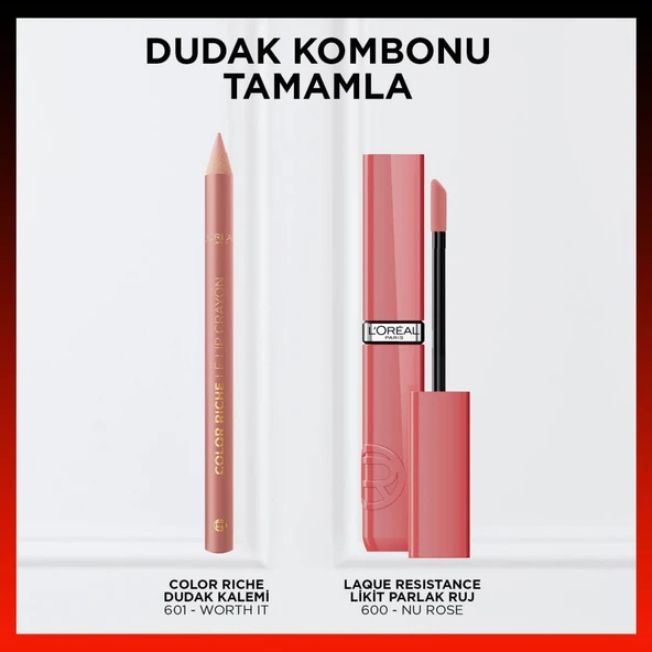 L'Oréal Paris Infaillible Laque Resistance Likit Parlak Ruj - 600 Le Nu Rose - 9
