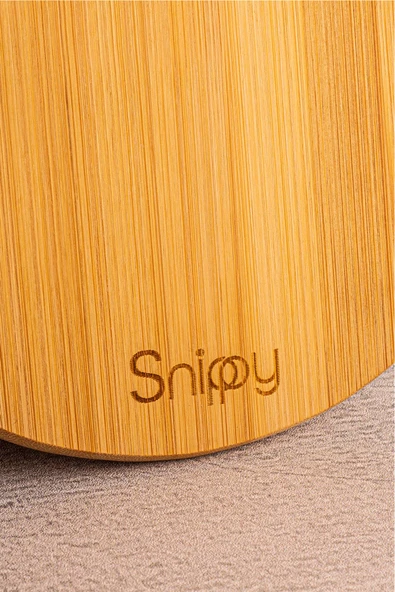 Snippy Culi - 2'li Bambu Kesme Tahtası Servis Tahtası Sunumluk 28/33 Cm - 4