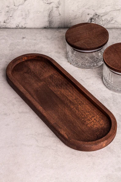 Snippy Ahşap Tepsi 3 Kaselik Elysia Timeless Uyumlu 30 cm ürün görseli