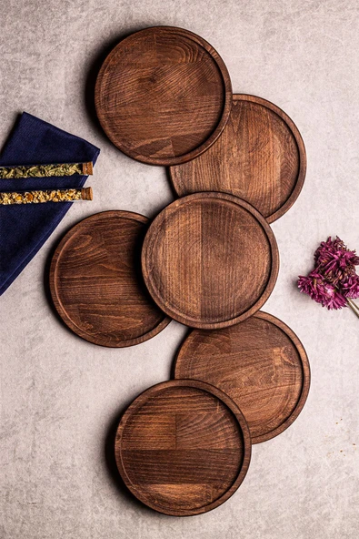 Snippy Royal - 6 Parça Pasta Kahvaltı Tabak Seti - Tatlı Tabağı Seti ürün görseli