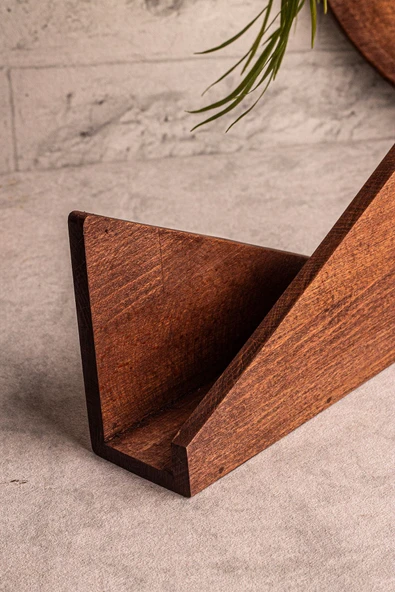 Snippy Trigy - Ahşap Peçetelik Masaüstü Peçete Organizeri - Resim 6