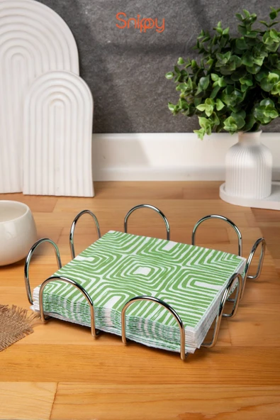 Snippy Krom Metal Paslanmaz Peçetelik,Peçete Düzenleyici ürün görseli