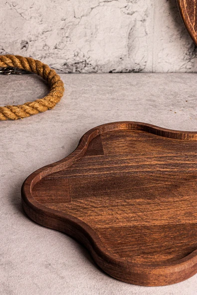 Snippy Bella Ahşap Tepsi 6 Kaselik Elysia Timeless Uyumlu - Resim 3