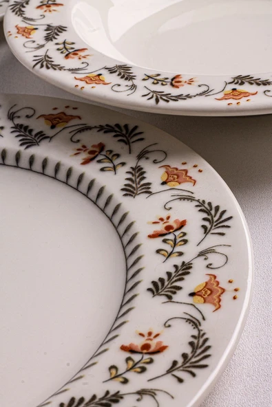 Snippy Garden - 24 Parça 6 Kişilik Porselen Yemek Takımı - 4