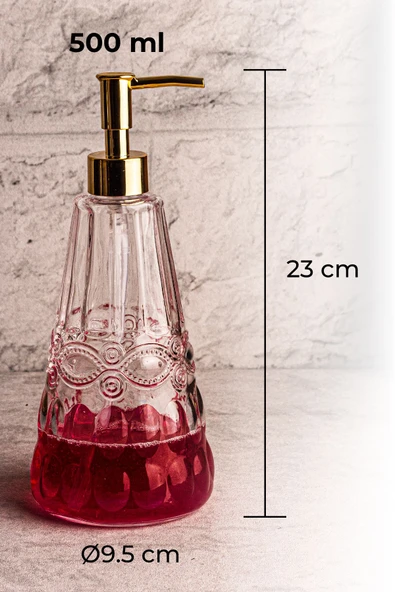 Snippy Berşah - Ahşap Stantlı 2'li Cam Sıvı Sabun Bulaşık Deterjanı Şişesi Sabunluk 500 ml - 8