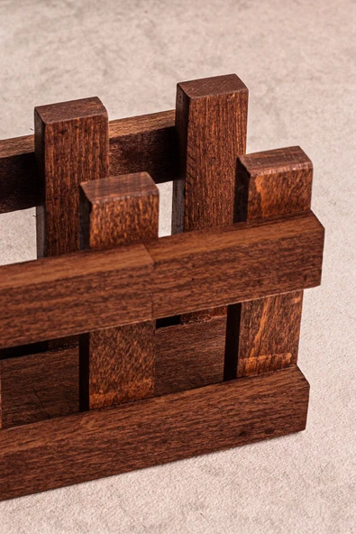 Snippy Farmy - Ahşap Peçetelik Masaüstü Peçete Organizeri - Resim 6