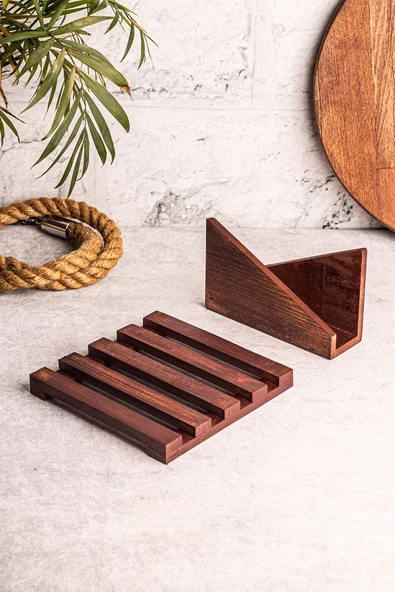 Snippy Sofra Mutfak Sunumluk Peçetelik Nihale 2'li Sofra Seti Mutfak Düzenleyici ürün görseli