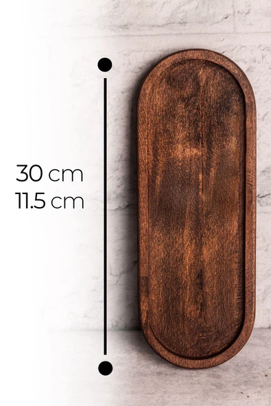 Snippy Ahşap Tepsi 3 Kaselik Elysia Timeless Uyumlu 30 cm - Resim 2