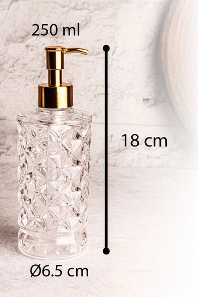 Snippy Mira - Ahşap Stantlı 2'li Cam Sıvı Sabun Bulaşık Deterjanı Şişesi Sabunluk 250 ml - 6