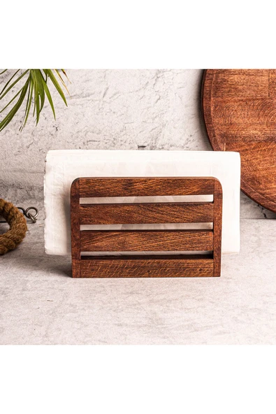 Snippy Sofra Mutfak Sunumluk Peçetelik Nihale 2'li Sofra Seti Mutfak Düzenleyici - Resim 4