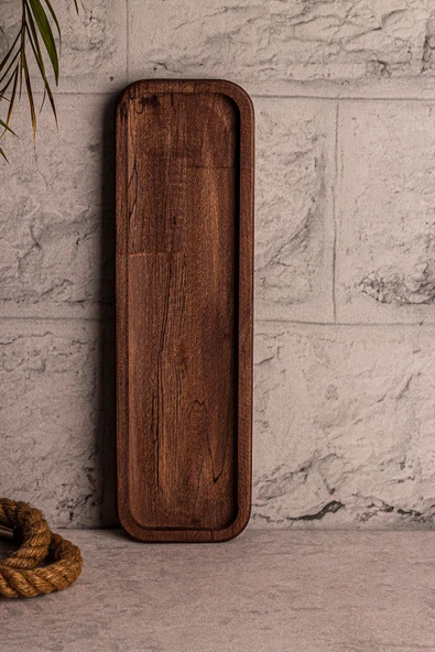 Snippy Ahşap Tepsi 4 Kare Kase Uyumlu 4 Kaselik Elysia Timeless Uyumlu Tepsi Sunumluk - Resim 5