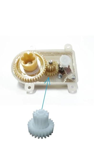 K8138hb Blender Hazne Kapağındaki Çift Dişli - Resim 3