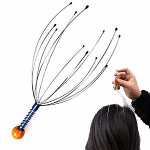 KAFA MASAJ ALETİ ANTİ STRES SAÇ KAŞIMA TELİ - 2
