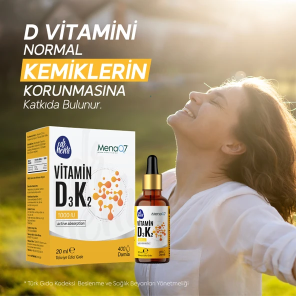 D3 K2 Vitamini içeren Takviye Edici Gıda - Resim 3