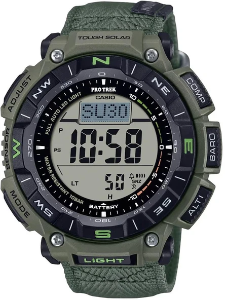 Casio Pro Trek PRG-340B-3DR Güneş Enerjili Erkek Kol Saati