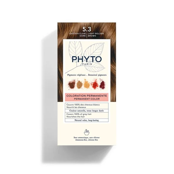 Phyto Color Bitkisel Saç Boyası - 5.3 - Açık Kestane Dore ürün görseli 1