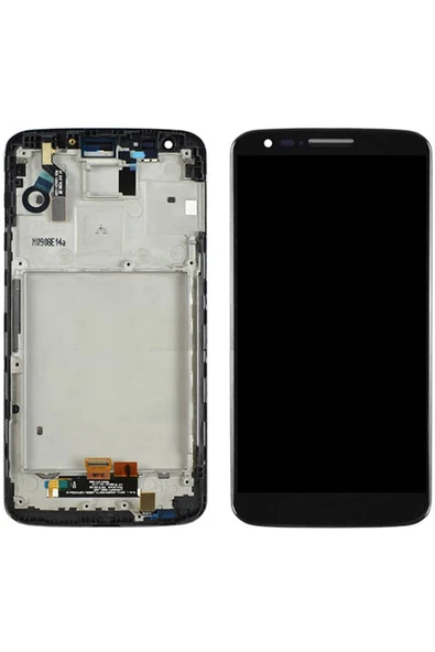 Lg G2 Uyumlu Lcd Dokunmatik Çıtalı - Siyah