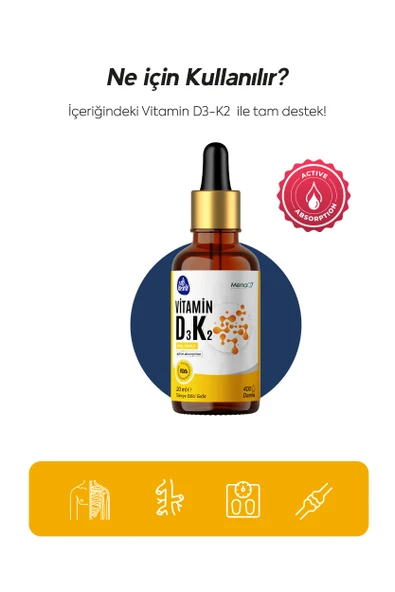 D3 K2 Vitamini içeren Takviye Edici Gıda - 2