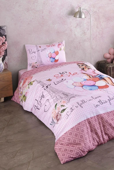 Varol %100 Pamuk Saten Genç Nevresim Takımı - My Style
