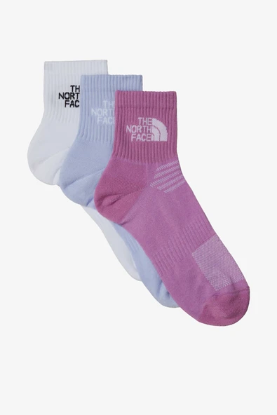 The North Face Multı Sport Cush Quarter 3P Unisex Beyaz Çorap NF0A882GA4I1