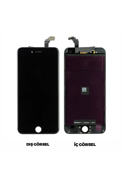 Apple Iphone 6 Plus Uyumlu Lcd Dokunmatik Çıtalı - Siyah