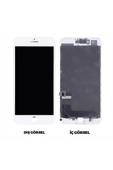 Apple Iphone 7 Plus Uyumlu Lcd Dokunmatik Çıtalı - Beyaz