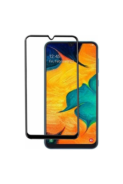 Samsung Galaxy A50 Uyumlu Ön Koruma Mat Seramik Nano Ekran Koruyucu - Siyah