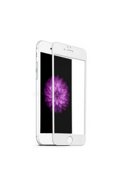 Apple Iphone 8 Uyumlu 5d Glas Full Cam Koruyucu - Beyaz
