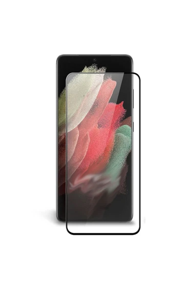 Samsung Galaxy S21 Ultra Uyumlu Ön Koruma Polymer Nano Ekran Koruyucu - Siyah
