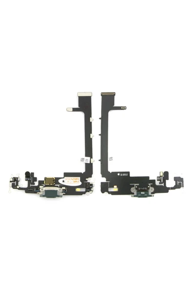 Apple iPhone 11 Pro Max Uyumlu Filmli Şarj Soketi - Yeşil