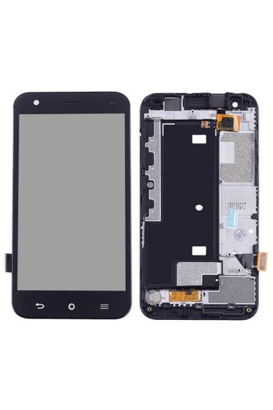 Turkcell T60 Uyumlu Lcd Dokunmatik Çıtalı - Siyah