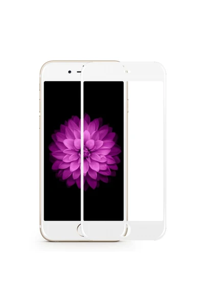 Apple Iphone 6s Uyumlu 3d Superglass Full Cam Koruyucu - Beyaz