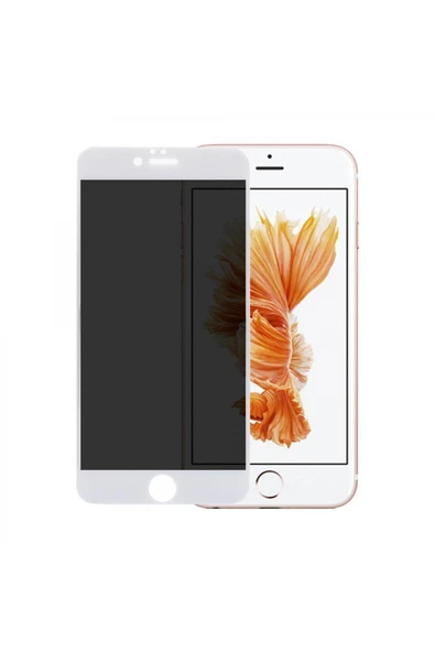 Apple Iphone 6s Plus Uyumlu Hayalet Full Cam Koruyucu - Beyaz
