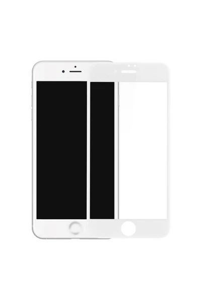 Apple Iphone 8 Plus Uyumlu 3d Superglass Full Cam Koruyucu - Beyaz