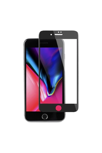 Apple Iphone 7 Plus Uyumlu Ön Koruma Mat Seramik Nano Ekran Koruyucu - Siyah
