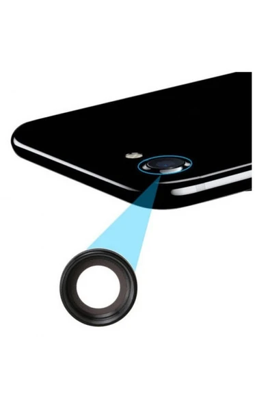 Teknonet Apple Iphone 7 Uyumlu Kamera Camı - Siyah