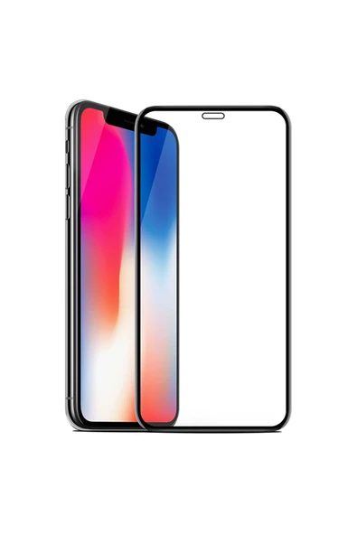 Apple Iphone 11 Pro Max Uyumlu Ön Koruma Mat Seramik Nano Ekran Koruyucu - Siyah