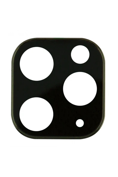 Apple Iphone 11 Pro Max Uyumlu Kamera Cam Koruyucu - Yeşil
