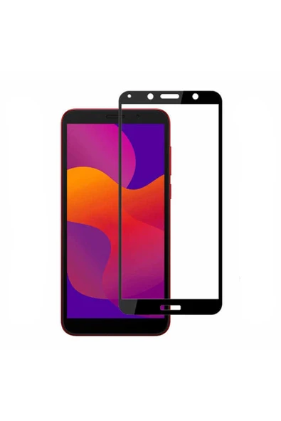 Huawei Y5p Uyumlu Ön Koruma Seramik Nano Ekran Koruyucu - Siyah