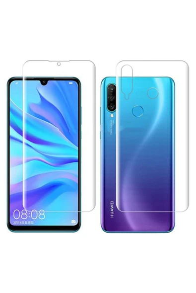 Huawei P30 Lite Uyumlu Ön Ve Arka Koruma 360 Full Kaplama - Şeffaf