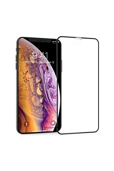 Apple Iphone 11 Pro Uyumlu 5d Glas Full Cam Koruyucu - Siyah