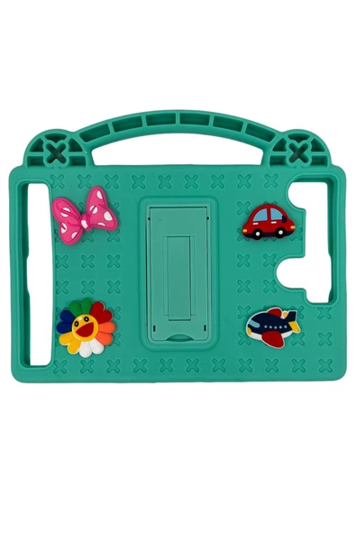 Nettech Universal 10 inç Uyumlu Kids Standlı Slikon Tablet Arka Koruma