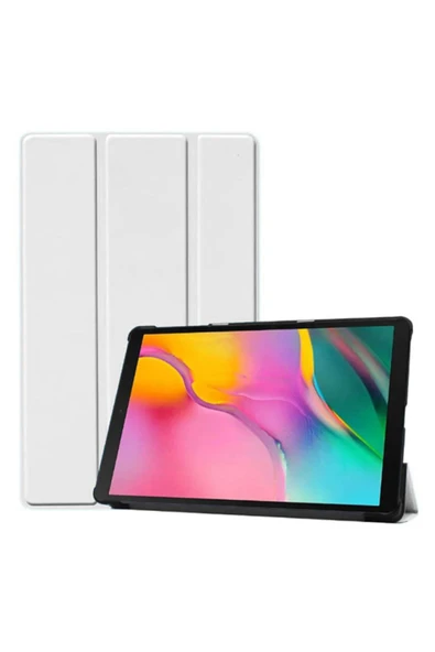 Ipad 2 Uyumlu Cüzdan Kapaklı Kılıf - Beyaz